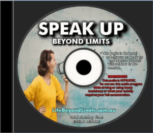 Speak Up Beyond Limits Audio Program