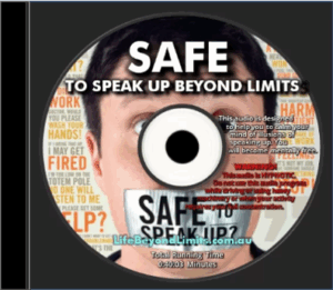 SAFE TO SPEAK UP Beyond Limits Audio Program